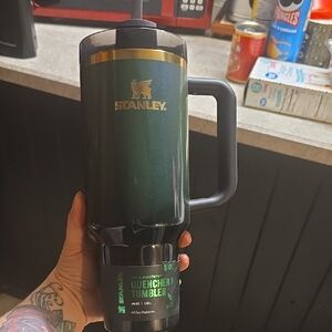 Stanley Dark Green Quencher Tumbler with Handle